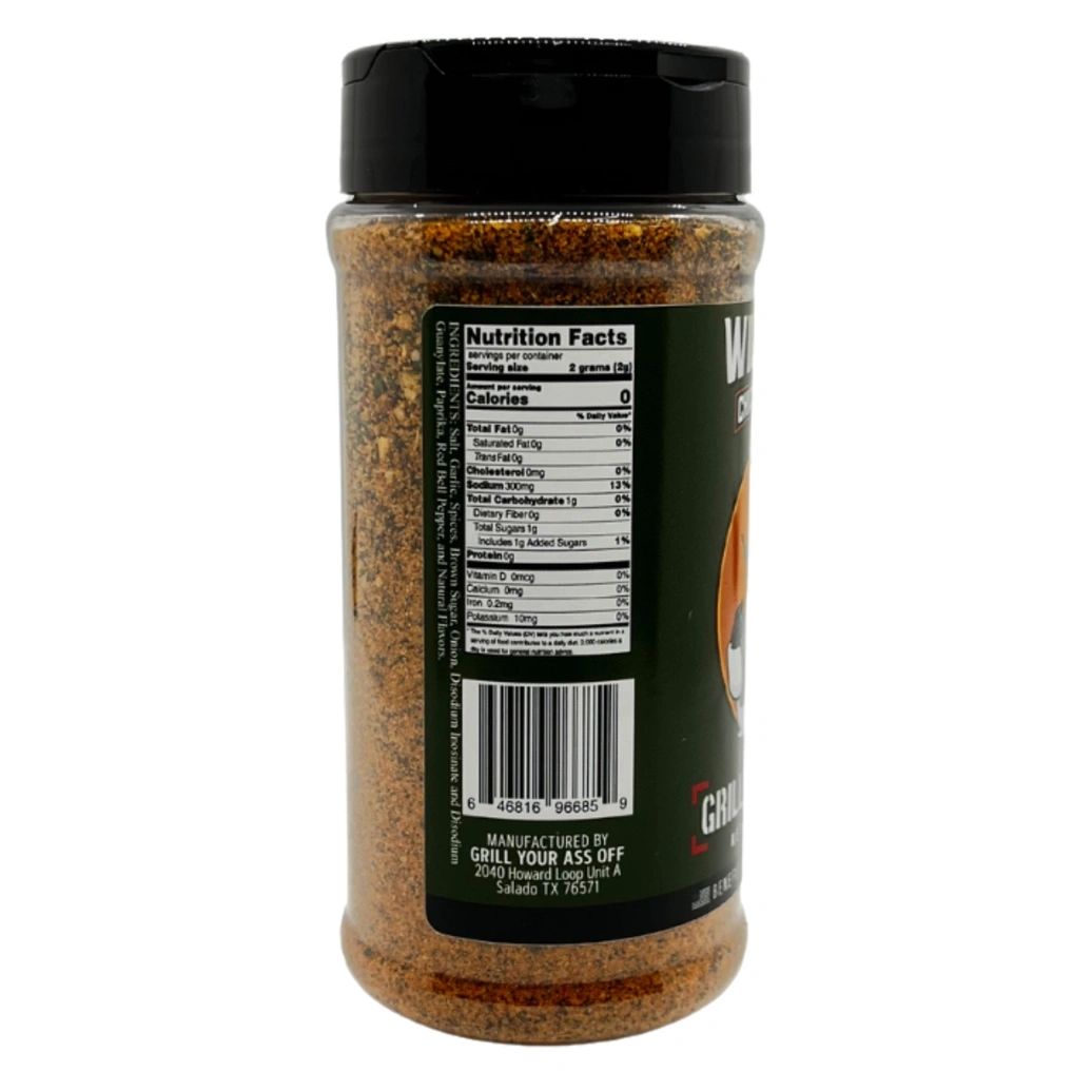 Willie Pete Chicken Seasoning - Poultry, Garlic, Pepper, Grill Your Ass Off